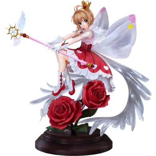Cardcaptor Sakura KINOMOTO SAKURA Japan Anime Figure Collectibles Model Toys Desktop Ornaments Pvc Model Cartoon Toy Anime Gift