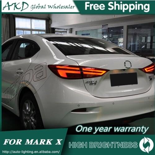 Tail Lamp For Car Mazda 3 Mazda3 Axela 2014-2018 Tail Lights Led Fog Lights DRL Daytime Running Lights Tuning Car Accessories