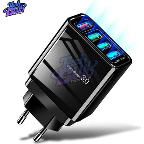 EU/US/UK USB Charger 3A Quick Charge 3.0 QC3.0 Fast Charging Mobile Phone Charger For Samsung Xiaomi Huawei Tablet Wall Adapter