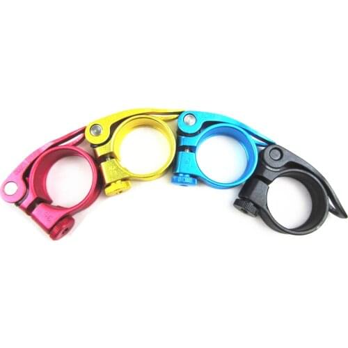 Aluminum Alloy mountain road bike bicycle seat post seatpost lock clip quick release bike parts diameter 35mm for 30.8&31.6mm