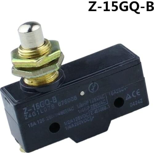 1PCS Z-15GQ-B Push Button Plunger Momentary Micro Limit Switch SPDT 16A