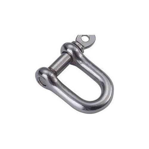 10pcs/lot (5mm)High Quality New Style Adjustable D Shackle Stainless Steel Buckles For Paracord Bracelet Parachute Cord