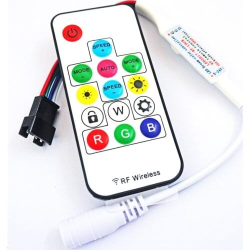 14 Keys DC5V-24V 358 Kinds of Changes Effects RF Remote Controller For WS2812B WS2811 WS2813 WS2815 led Strip