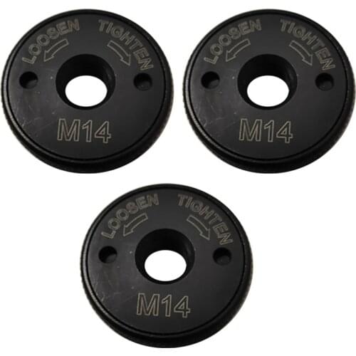 3Pcs Quick Clamping Flange/Fast Locking/Quick Release Nut M14 for All Angle Grinders