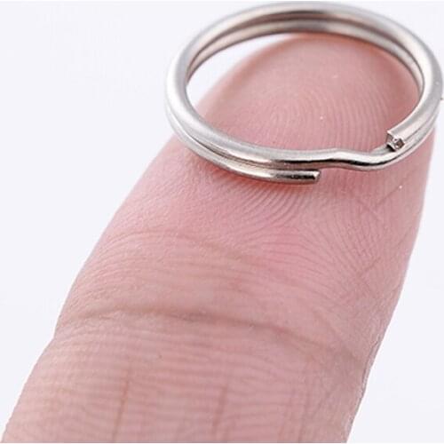 50PCS Keyrings Diameter 15MM Key Ring Chain Holder llaveros EDC Outdoor Camping Tool Personality Key Accessories Wholesale J045