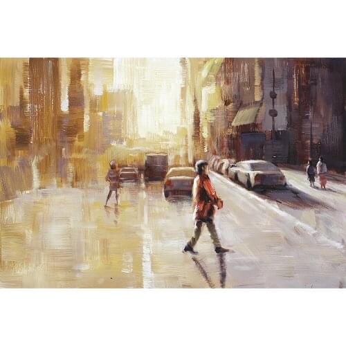 5d Diamond Painting Full Round/Square Street Mosaic DIY Diamond Embroidery Cross Stitch Sticker Home Decor