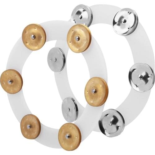 Drum Cymbals Hi Hat Tambourine Drum Set Drum Hi Hat Tambourine Stainless Steel Bells Percussion Instrument Accessories