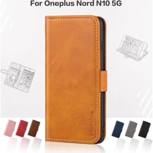 Flip Cover For Oneplus Nord N10 5G Business Case Leather Luxury With Magnet Wallet Case For Oneplus Nord N10 5G Phone Cover