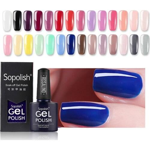 Hybrid Varnishes Nail Gel Polish 7.5ml Top Base Coat Primer For Manicure Gel Lacquer Semi Permanent Nail Art Design