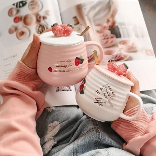 Creative Ceramic Coffee Mug Set Travel Cute Cup Coffee Mug Kawaii Cute Cups Mug Cute Coffee Mugs Cups and Mugs Coffee Cup