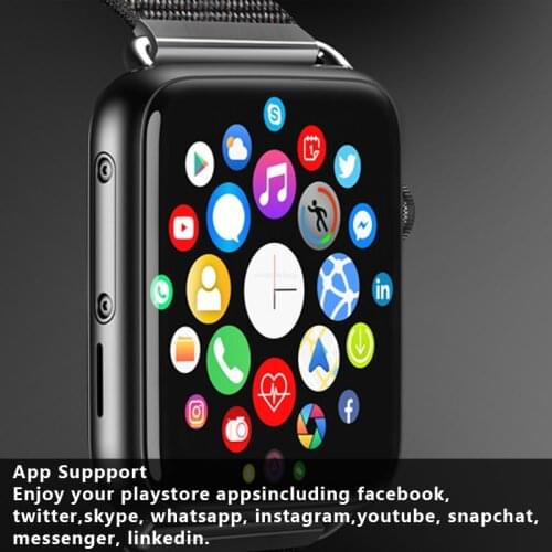 NEW Xiaomi Smart Watch 4G Voice Dialing 1.82 inch GPS Positioning Adult Phone Watch Video call 1GB+16GB App For Smart Watch