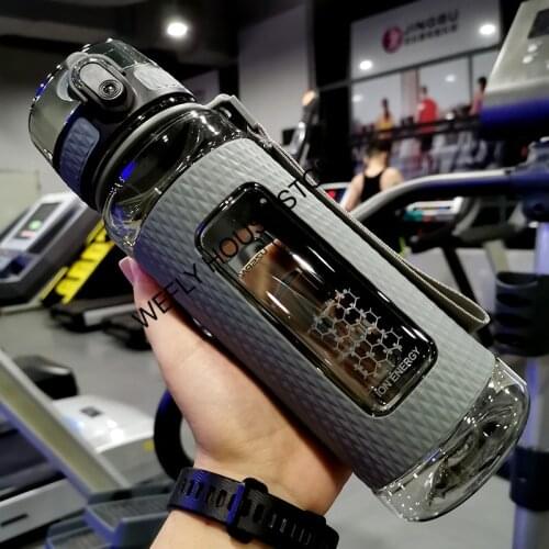 Sport Water Bottles Portable Gym anti-fall Leak-proof large Capacity fitness Kettle Tritan Plastic Drink bottle BPA Free