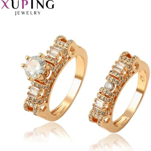 Xuping Temperament Ladies Ring Royal Style Lovely Jewelry for Women or Lovers Engagement Gifts 15747