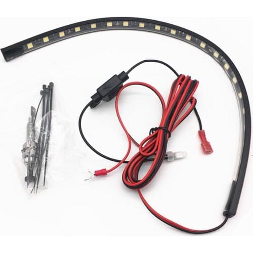 Car Universal Under Hood Engine Repair 36cm LED Light Bar with Switch Control Engine Maintain Auxiliary Lighting Tool