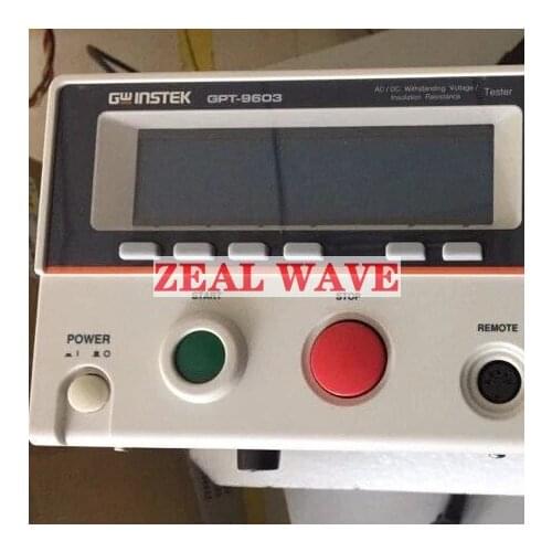 INSTEK GPT-9600 Series GPT-9603 AC and DC Withstand Voltage + Insulation Resistance