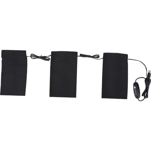 Winter Electric Heating Pad Outdoor Camping Heated Clothes Jacket Coat 1-drag-3 Pads Outdoor Supplies