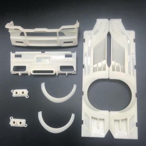 1:10 RC Plastic White Surrounded Kits Decoration Cover Parts for WPL D12 Model
