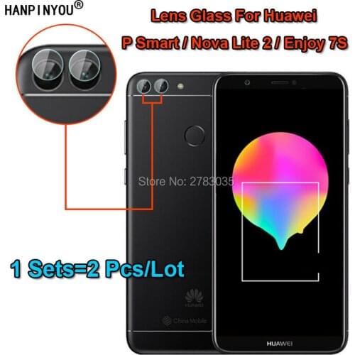 1 Set=2Pcs/Lot For Huawei P Smart / Nova Lite 2 5.65" Clear Ultra Slim Back Camera Protector Rear Lens Cover Tempered Glass Film