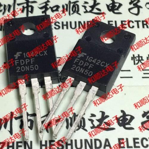 10pcs/lot FDPF20N50 New stock TO-220F 20A 500V