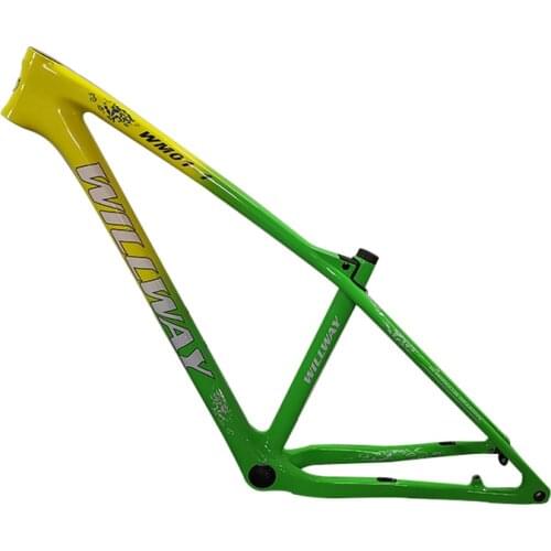 148 boost thru axle carbon mtb frame 29 mountain bicycle frame 31.6mm Bike Parts