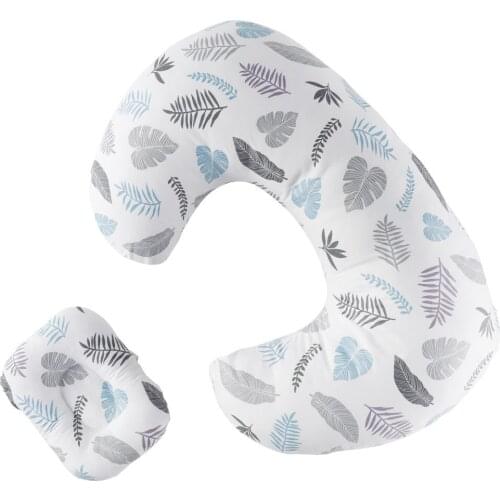 2pcs/set U-shape Breastfeeding Pillow Newborn Multifunction Baby Nursing Pillows Pure Cotton Anti-vomit Milk Infant Supplies