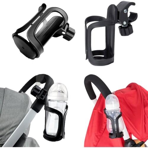 New Baby Stroller Cup Holder Rack Bottle Universal 360 Rotatable Cup Holder for Pram Stroller Carrying Case Milk Bottle Cart