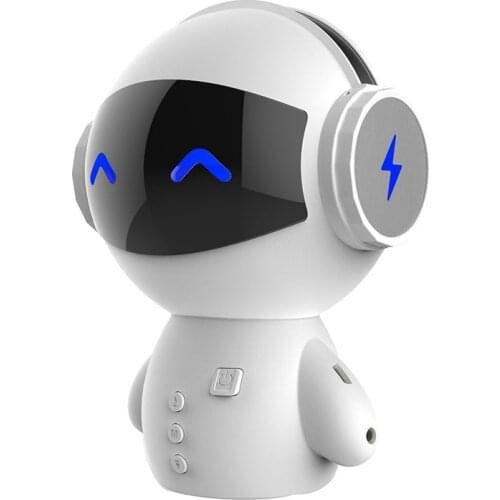 Cute Intelligent Robot Bluetooth Speaker M10 Mini Smart-Robot Super Bass Portable Bluetooth Speakers For Power Bank