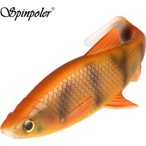 Spinpoler 20cm 3D Scanned Soft Fishing Lure 84g iscas artificiais silicone fishing bait big game fishing tackle