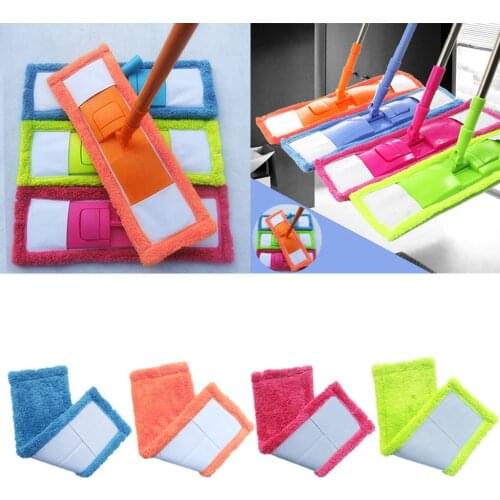 Home Cleaning Cloth Pad Coral Velet Refill Household Dust Mop Head Replacement Suitable For Wash Floor Mop Head Cleaner Tool
