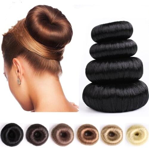 New Hot Fashion Elegant Women Ladies Girls Magic Hair Donut Hair Ring Bun Maker Hair Styling Tools Accessories