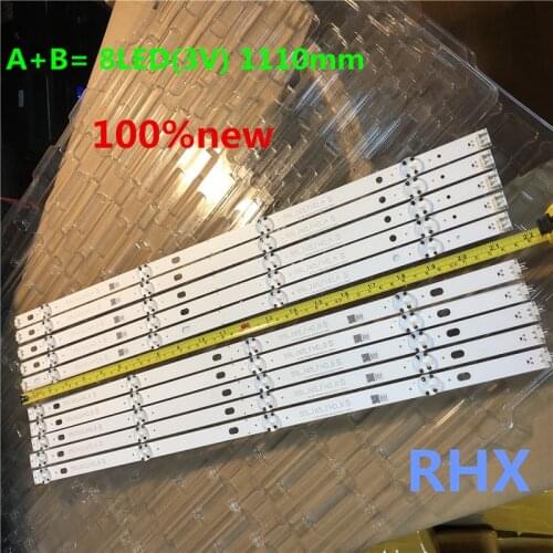 New 2set=20pcs LED Backlight Strip For LG 55UJ6300 55UJ6307 55UJ635V 55UJ630V 55LJ5500 55UJ635 55UJ63_UHD 55LJ55_FHD A B