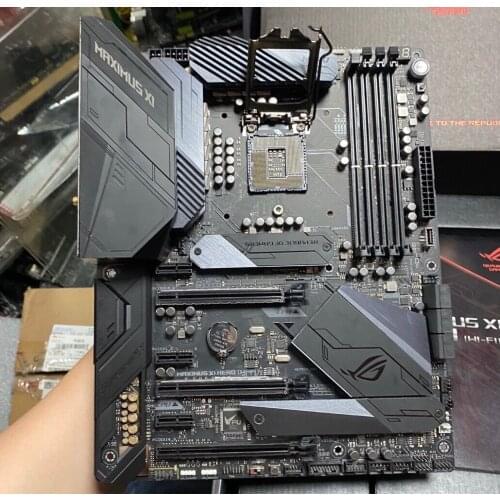 Used ASUS ROG MAXIMUS XI HERO (WI-FI) M11H original desktop motherboard Z390 LGA1151 DDR4 64G for I9 9900K motherboard