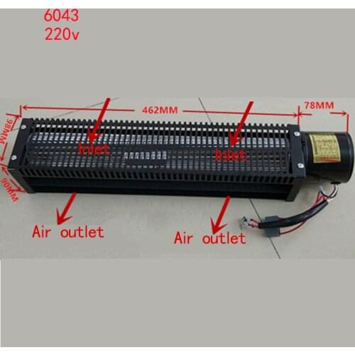 Cross-flow cooling fan For electronic equipment wave soldering heat dissipation Elevator cross flow fan