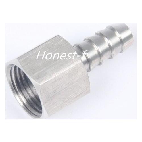 LTWFITTING Bar Production Stainless Steel 316 Barb Fitting Coupler 5/16" Hose ID x 3/8" Female NPT Air Fuel Water