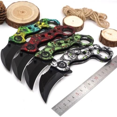 Karambit Knives cs go Folding multi-function Survival Tactical Claw Knife Hunting Camping Outdoor Pocket Knife EDC Tools