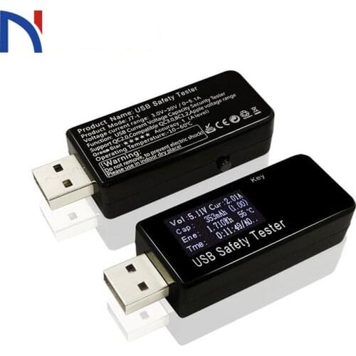 Usb Digital Power Meter Tester Multimeter Current And Voltage Monitor 3v-30v Quick Charge Power Bank Meter Voltmeter