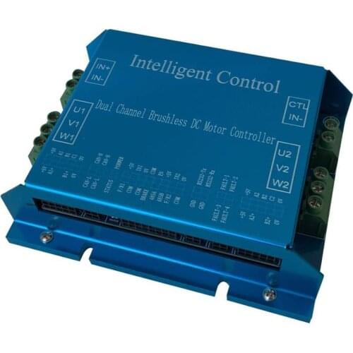 High Performance RS232 control open loop Dual Channal Brushless DC Motor Controller KYDBL4830-2E bldc controller for agv robot