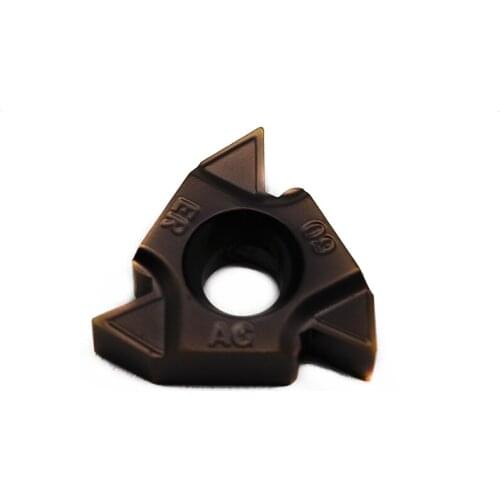 16ERM AG60 LF6018 10PCS Indexable Tungsten Carbide Threading Lathe Inserts For Threaded Lathe Holder