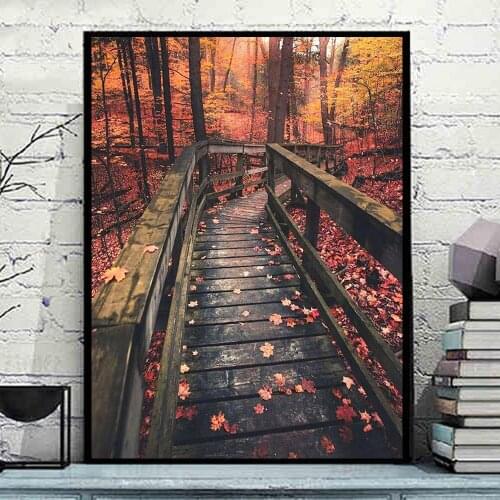 5D DIY diamond painting Scenery Full square/round Embroidery Pattern 3D Cross stitch kits mosaic wall stickers