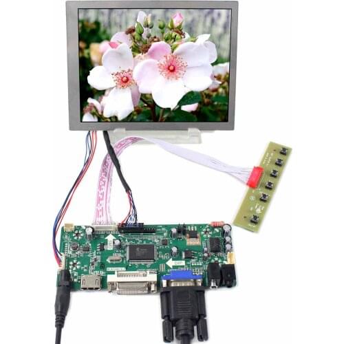 6.5inch G065VN01 V2 640x480 LCD Screen+H DMI DVI VGA Audio LCD Controller Board M.NT68676