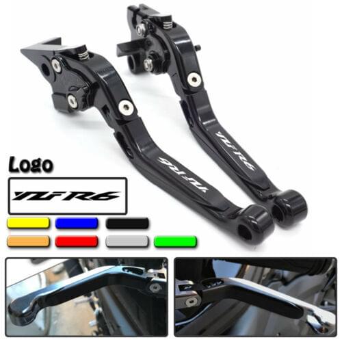 Motorcycle CNC Accessories Adjustable Folding Extendable Brake Clutch Levers for YAMAHA YZF-R6 YZF R6 600 2005-2016
