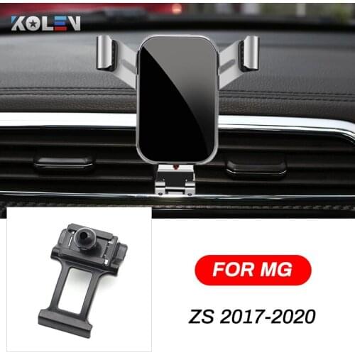 Car Mobile Phone Holder For MG ZS 2017 2018 2019 2020 Gravity Air Vent Stand Cellphone Special Mount Support Navigation Bracket