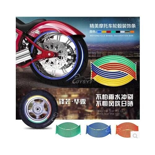 Car-styling Wheel Rim Reflective Sticker For Dodge Journey JUVC Charger DURANGO CBLIBER SXT DART
