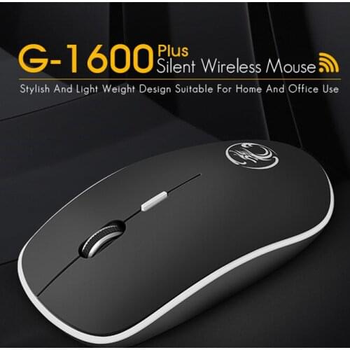 Ratón inalámbrico ergonómico para ordenador, Mouse óptico USB de 2,4 Ghz, 1600 DPI, silencioso, Mini ratones silenciosos para PC