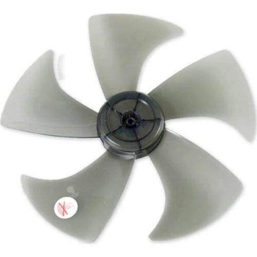Fan Parts 5-blade Grey transparent fan blade for 400mm 16 inch with 8mm central hole