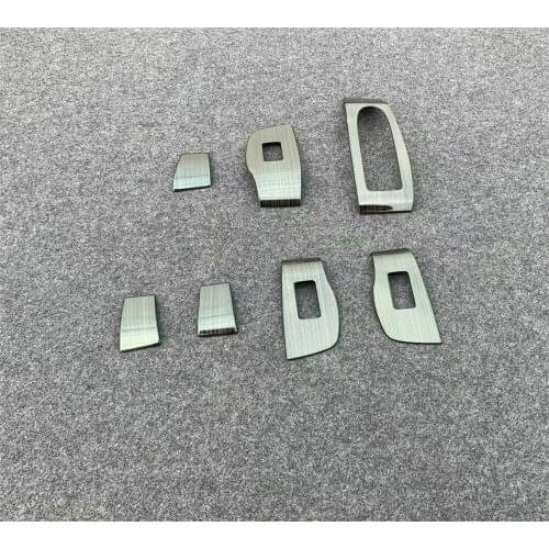 For Mazda 3 M3 Axela 2019 2020 Stainless Steel Auto Interior Door Armrest Panel Window Lift Button Cover Trim Accessories
