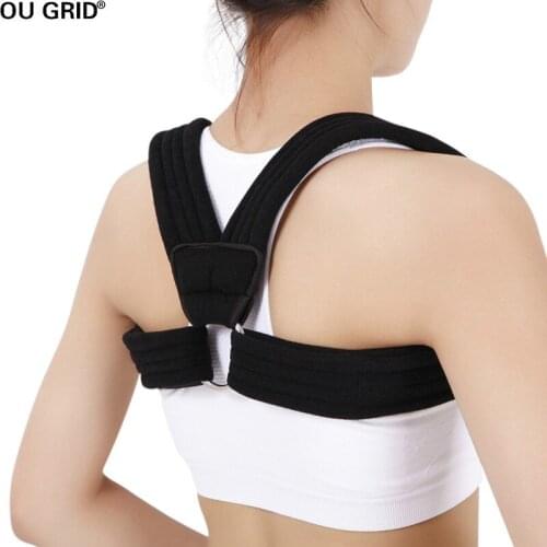 Perfect Adjustable Posture Corrector for Men and Women - Upper Back Brace for Clavicle Support and Providing Pain Relief