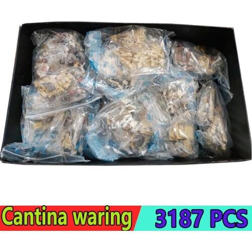 New Wars Series Star Building Blocks Mos Eisley Bistro The Rise Of Skywalker 60016 75290 3187pcs Bricks Toys