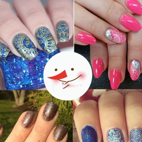 Fashion Nail Sticker Black Necklace Jewelry Water Transfer Stamping Nail Art Tips Nail Decor Manicure Decal 2020 New