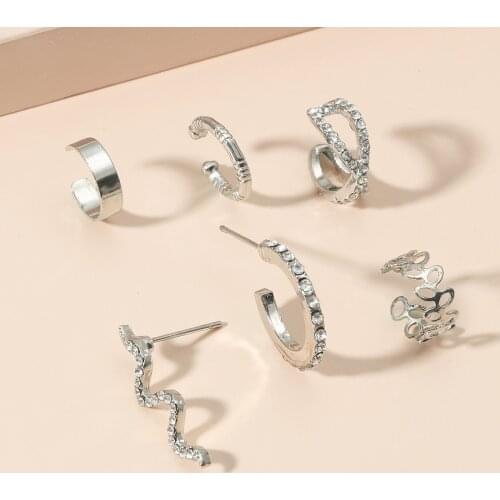 New Fashion Punk Snake Ear Clip Cuff Wrap Earrings No Piercing-Clip On Cartilage Earrings for Women Girls Earrings Jewelry